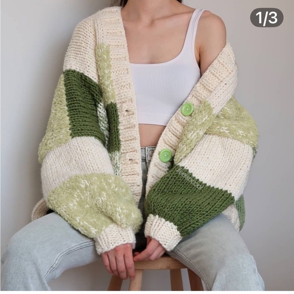 Patchwork cardigan - Picture 3 of 8